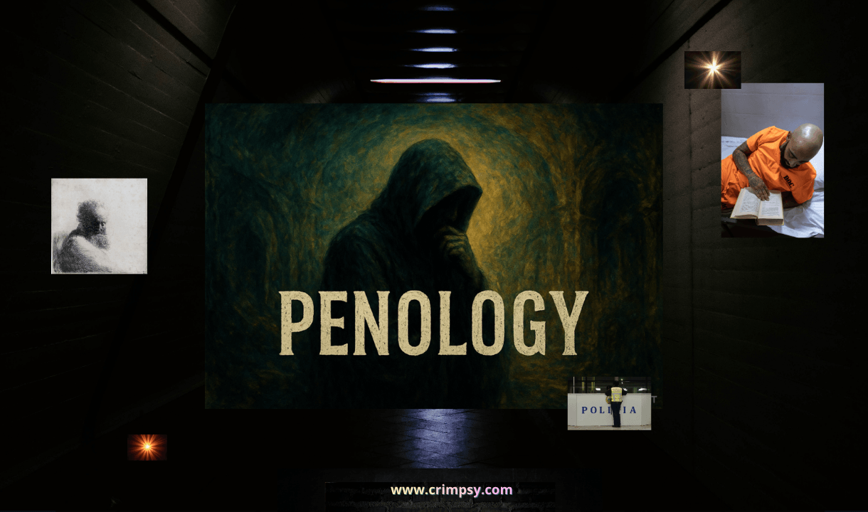 The image prominently and beautifully features the phrase "PENOLOGY" with calm and wonderful colors.