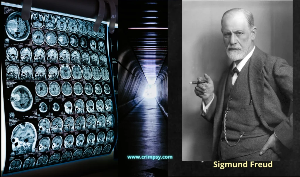 Sigmund Freud portrait illustrating the psychological foundations of criminal behavior and the unconscious mind