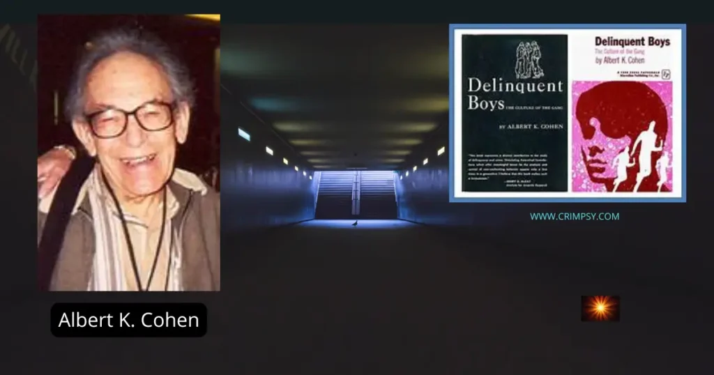 Albert K Cohen portrait, criminologist known for delinquency subculture theory